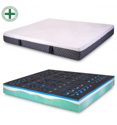 Materasso Queen Dyonery 25,4 Cm In Memory Foam Con Gel Carbone – 203x152 Cm, Medio, Certificato CertiPUR-US, Senza Fibra Di Vetro, Prodotto USA