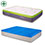 Materasso una piazza e mezza economico in memory gel breeze, e poliuretano alta portanza da 30cm, sfoderabile, made in italy - T