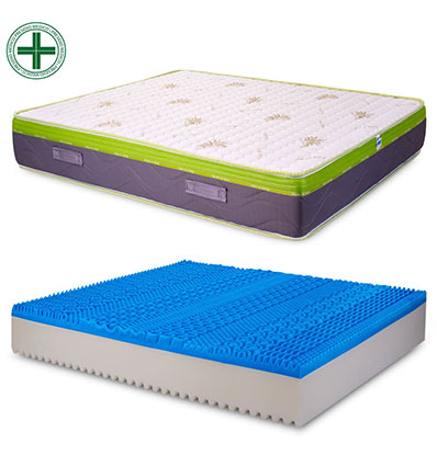 Materasso economico in memory gel breeze ergonomico, traspirante, economico - TOP 30