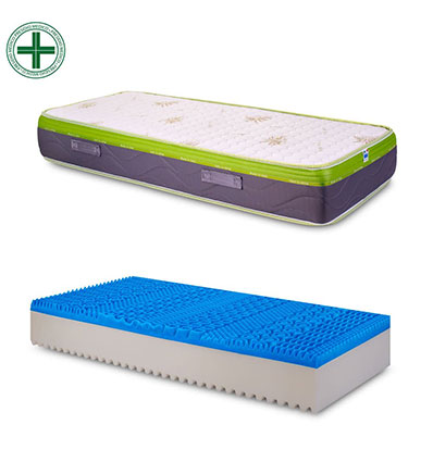 Materasso economico singolo con memory a 9 zone differenziate TOP 25