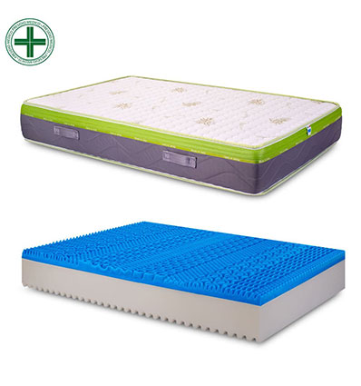 Materasso economico una piazza e mezza con memory a 9 zone differenziate TOP 25