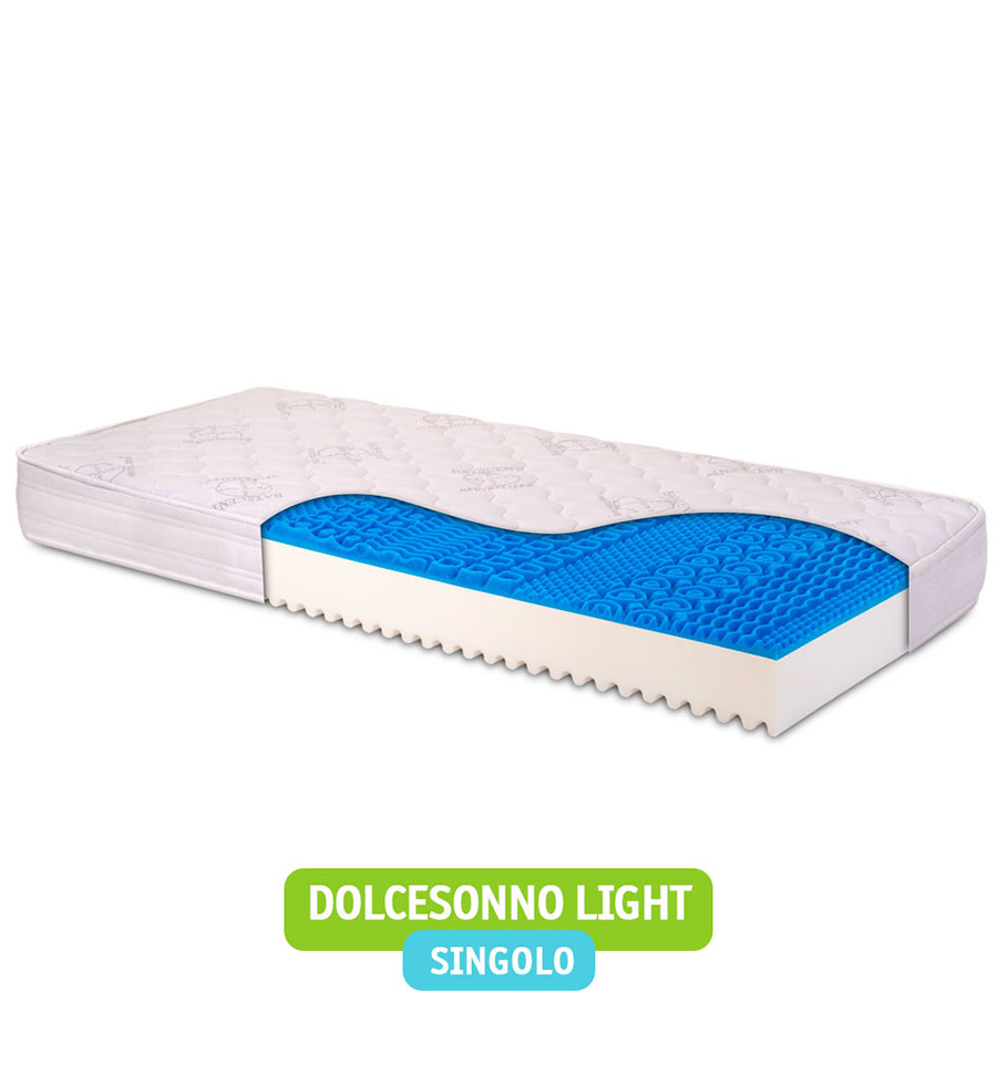 Materasso singolo economico con memory foam - Dolce Sonno Light