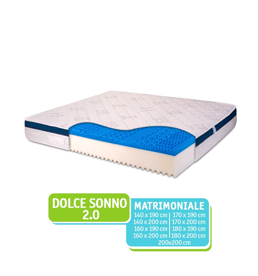 Good Nite Materasso Matrimoniale In Memory Foam, 135x190x16 Cm, Medio Rigido, Certificato OEKO-TEX, Traspirante E Ipoallergenico, Fodera Rimovibile E Lavabile